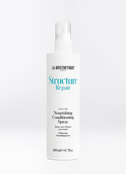 As part of La Biosthetqiues Structure Repair Line, this conditioning leave-in nourishes damaged hair with valuable oils and balances out structural damage. It detangles dry, damaged hair and leaves it shiny and more manageable. Shop online or in-store at Shampoo Hair Bar in Victoria, BC.