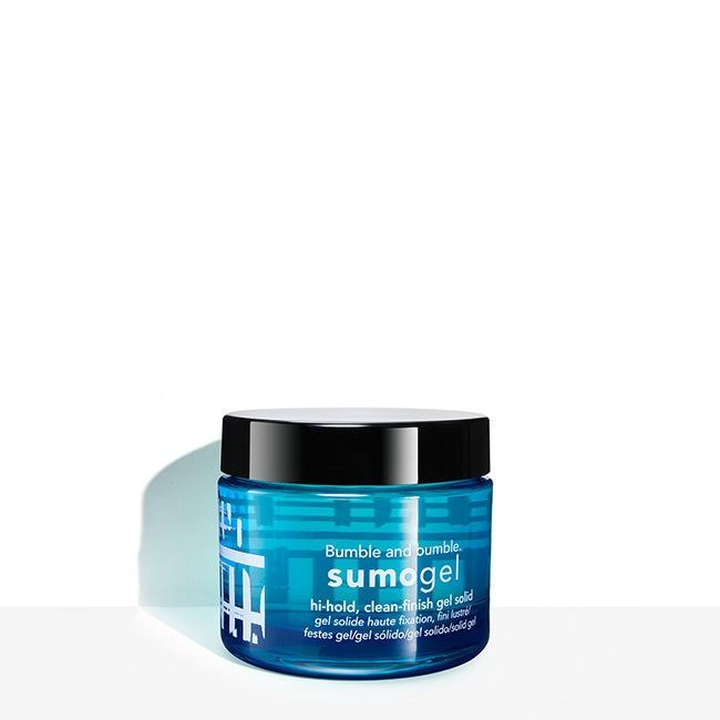 Sumogel is a hi-hold, clear gel solid for the hair
